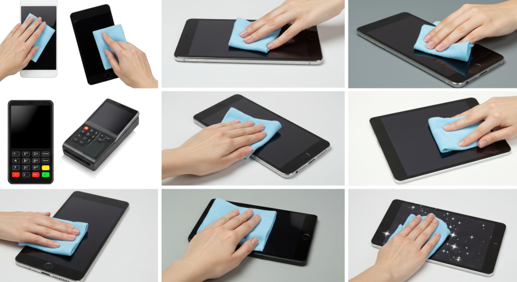 capacitive touch panel cleaning