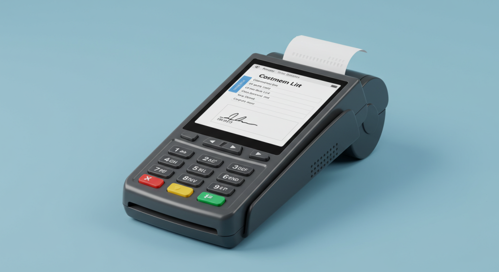capacitive touch screen POS terminal