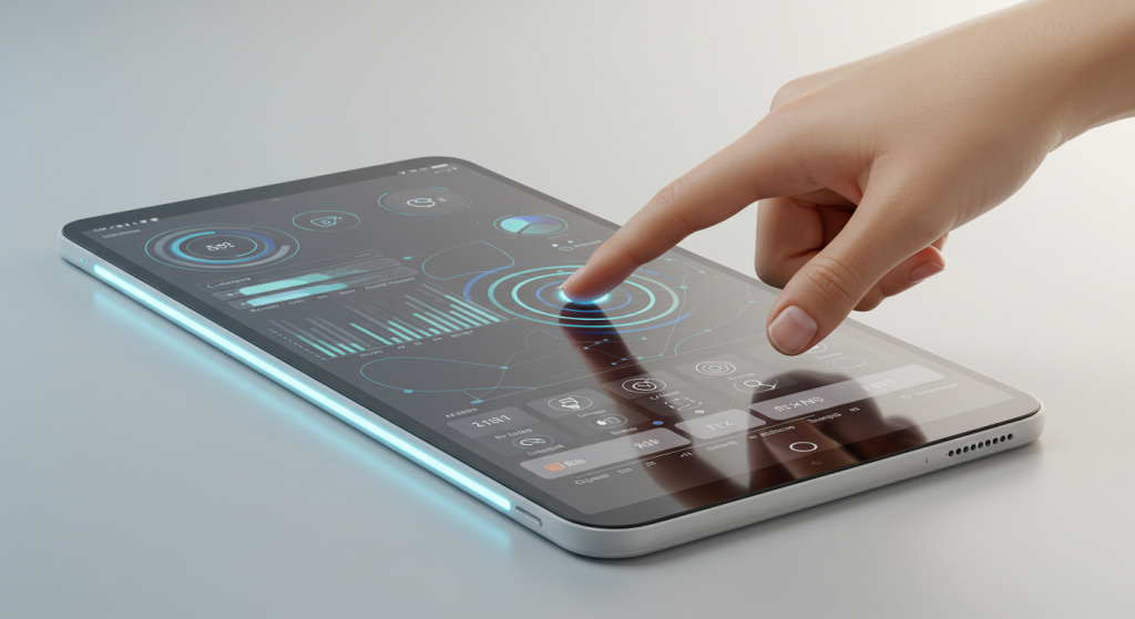flexible capacitive touch screen