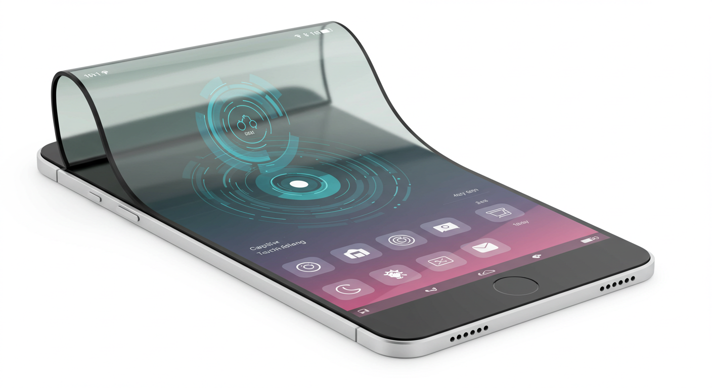 flexible capacitive touch screen