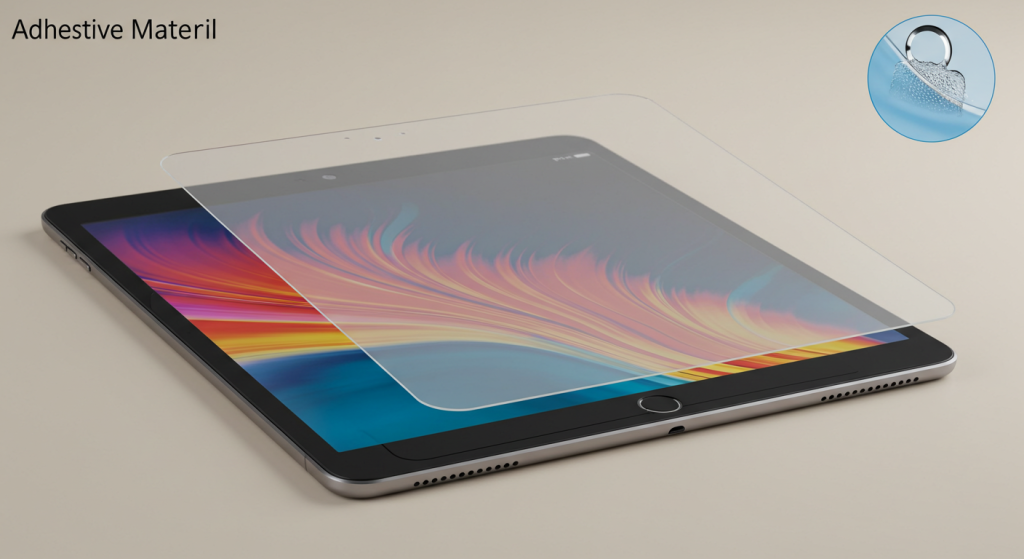 optically clear adhesive touch screen