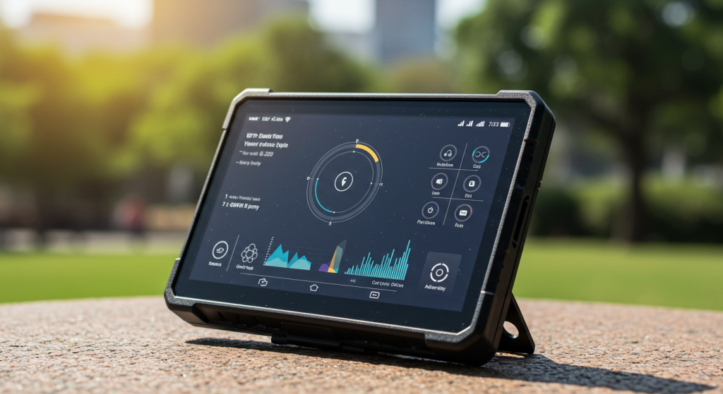 sunlight-visible capacitive display