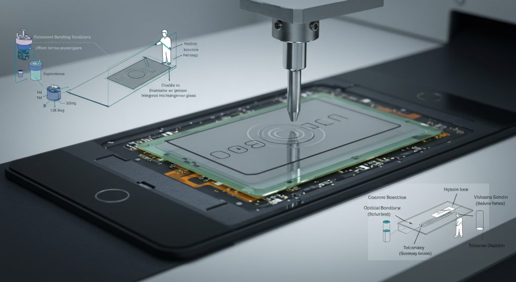 touch display optical bonding