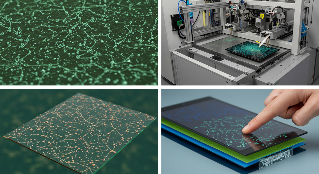 touch screen conductive coating