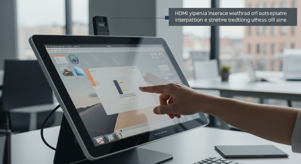 touch screen with HDMI interface