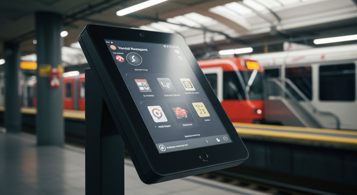 vandal-resistant capacitive panel